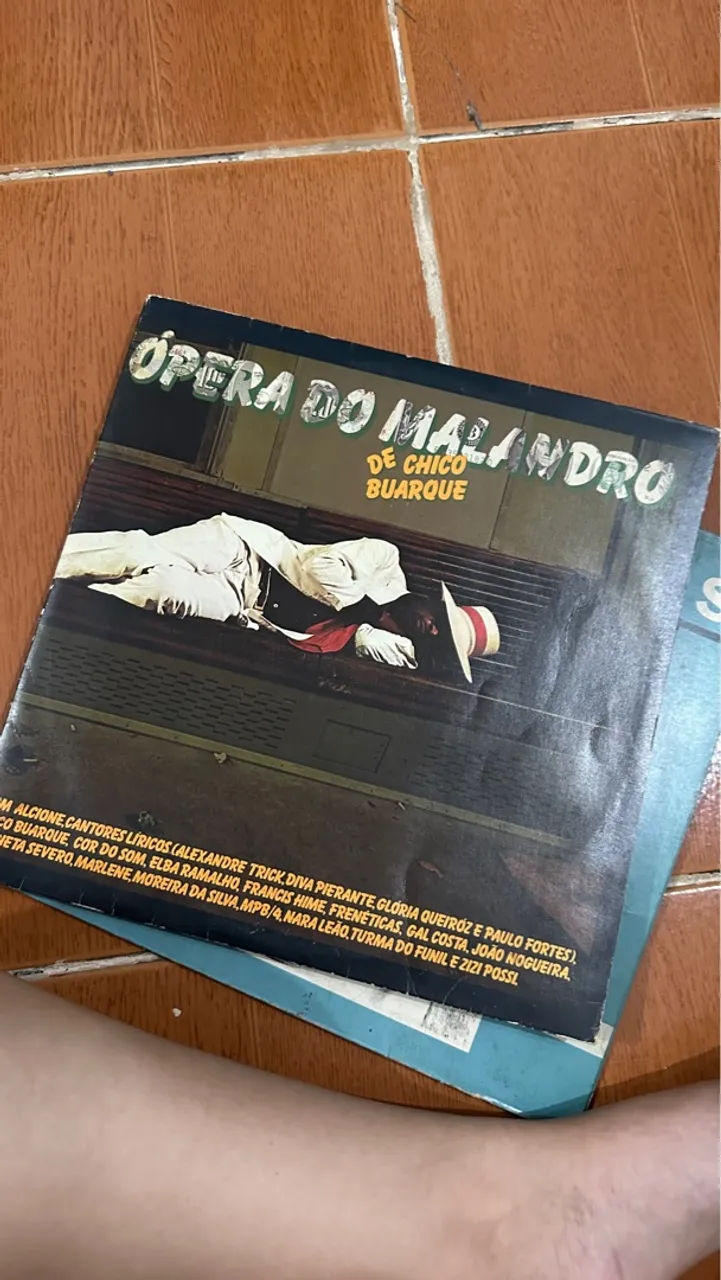 Vários discos de vinis