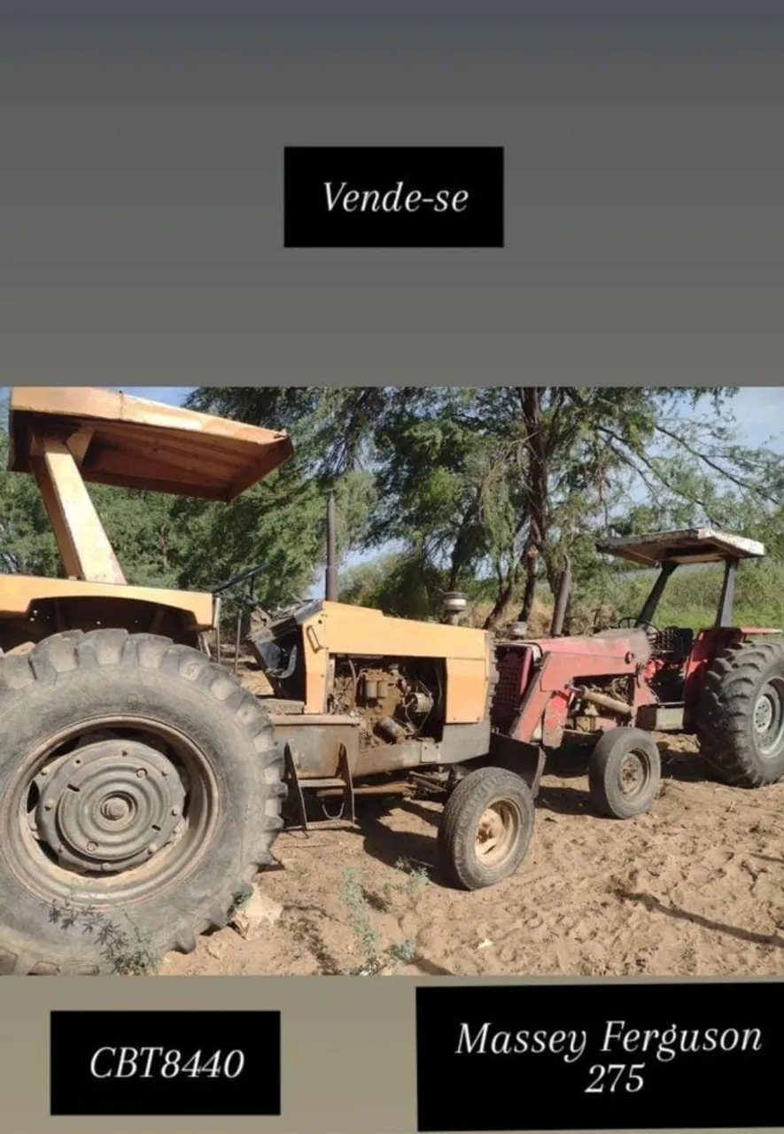 Tratores CBT 8440 e Massey Ferguson 275 à venda