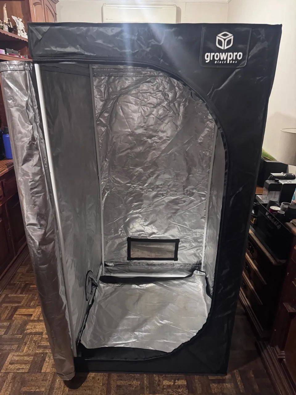 Cabine de Cultivo Indoor Black Box Grow Tenda Estufa 80x80x160 - Foto 3