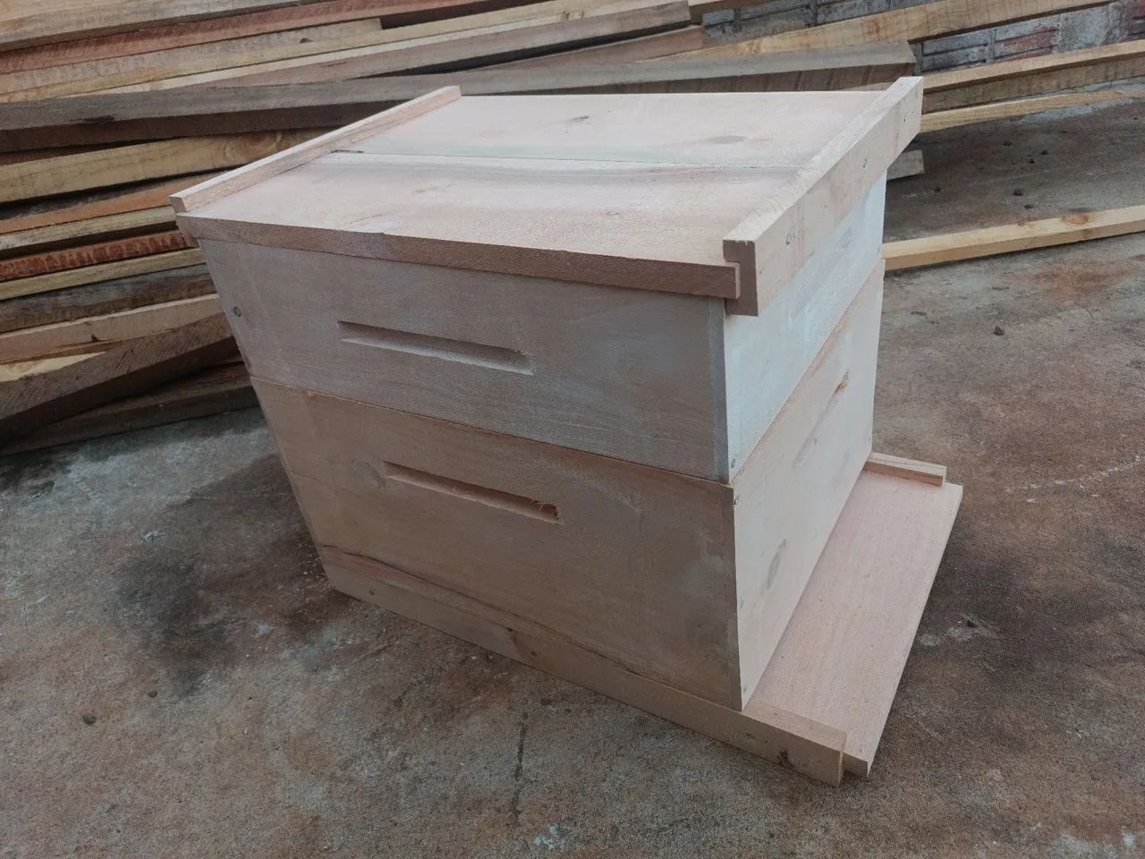 Caixa padrão langstroth para abelha apis - Foto 2