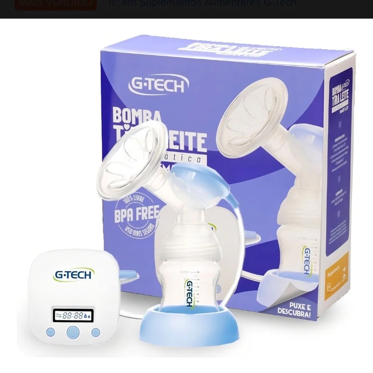 Extrator de Leite Elétrico G-Tech - Novo - Foto 2