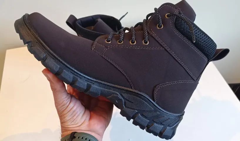 Bota Coturno Boot Marrom Tam 40 Nova - Foto 4
