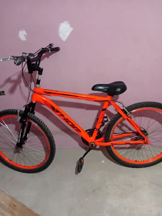 Vende se baik quadro de alumínio ar 29 semi nova com marchas pneus novinho  - Foto 2