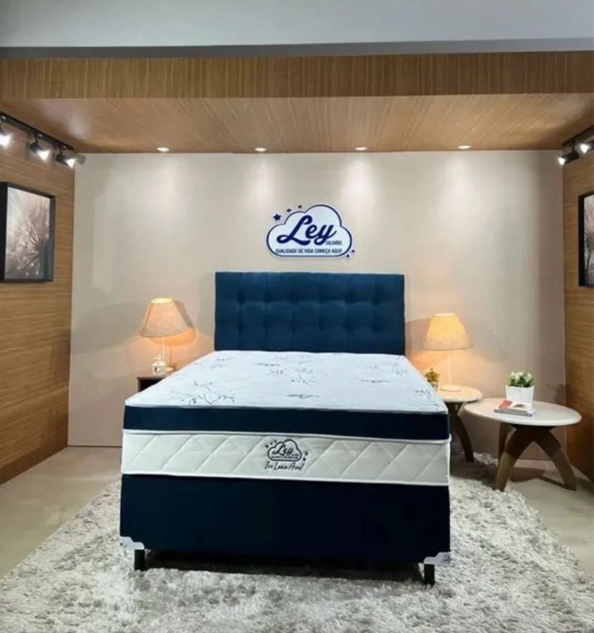 Cama box casal disponível  - Foto 2
