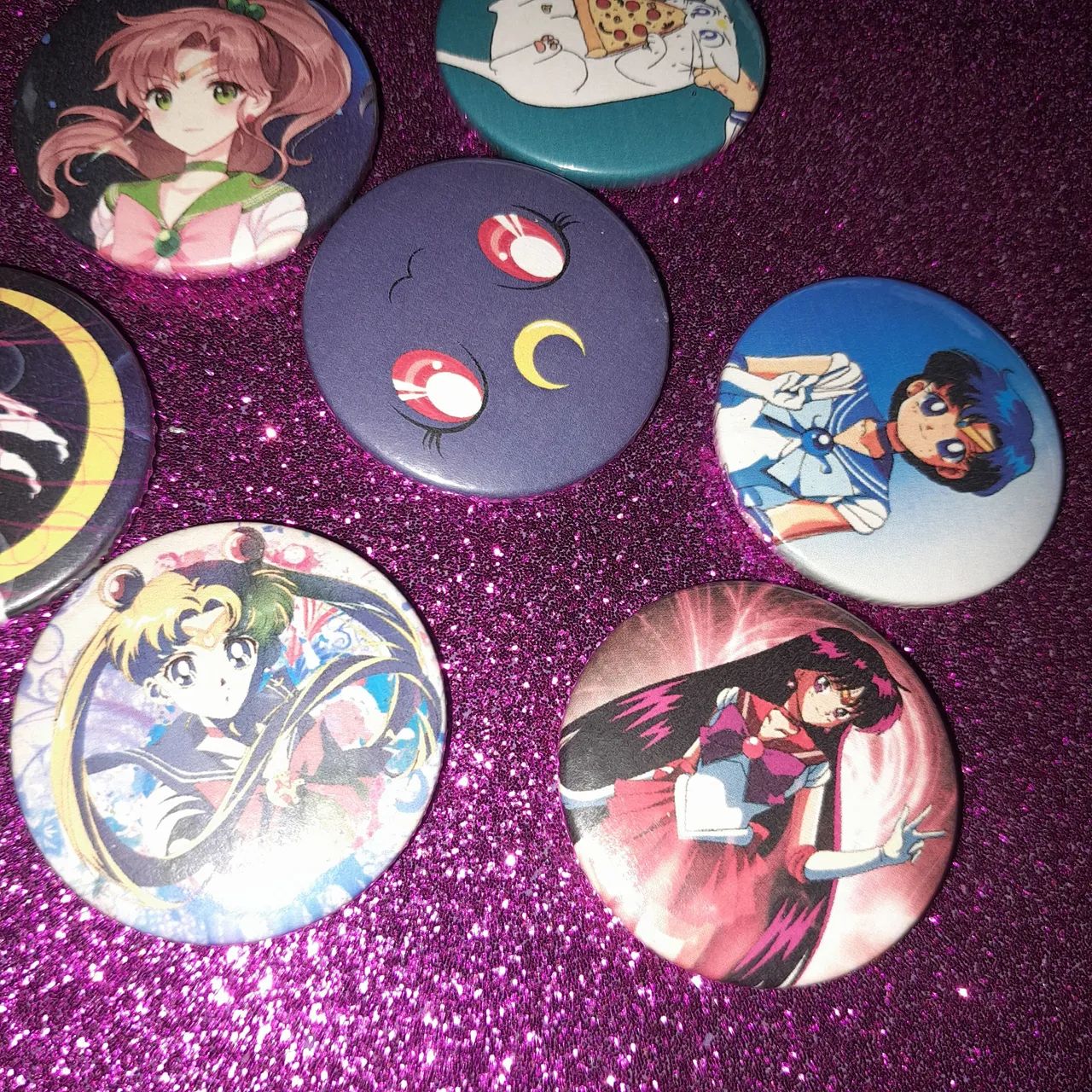 Sailor moon kit botons colecionáveis - Foto 3