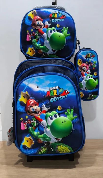 Kit mochila com rodinhas - Foto 3