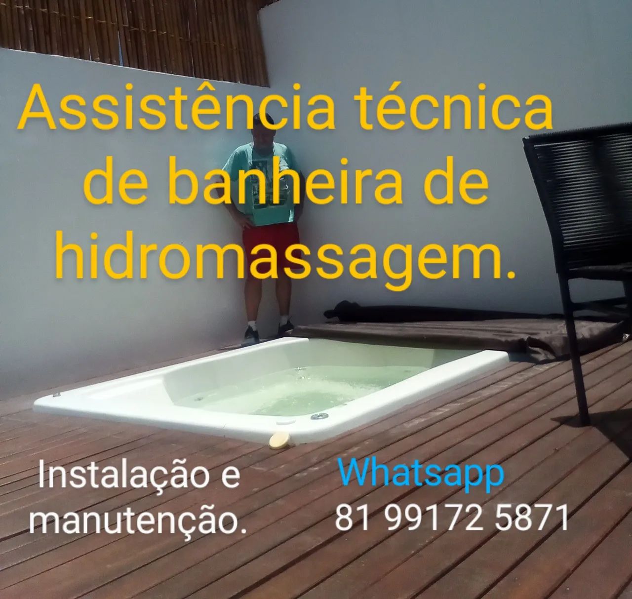 Banheiras de hidromassagem instalação e manutenção 