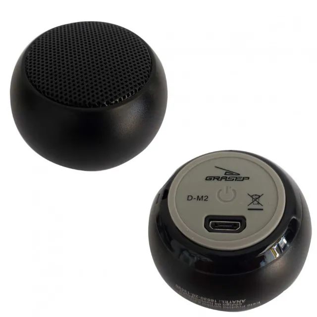 Mini Caixa de Som Bluetooth Grasep DM2 - Compacta e Potente - Loja Coimbra Computadores  - Foto 2