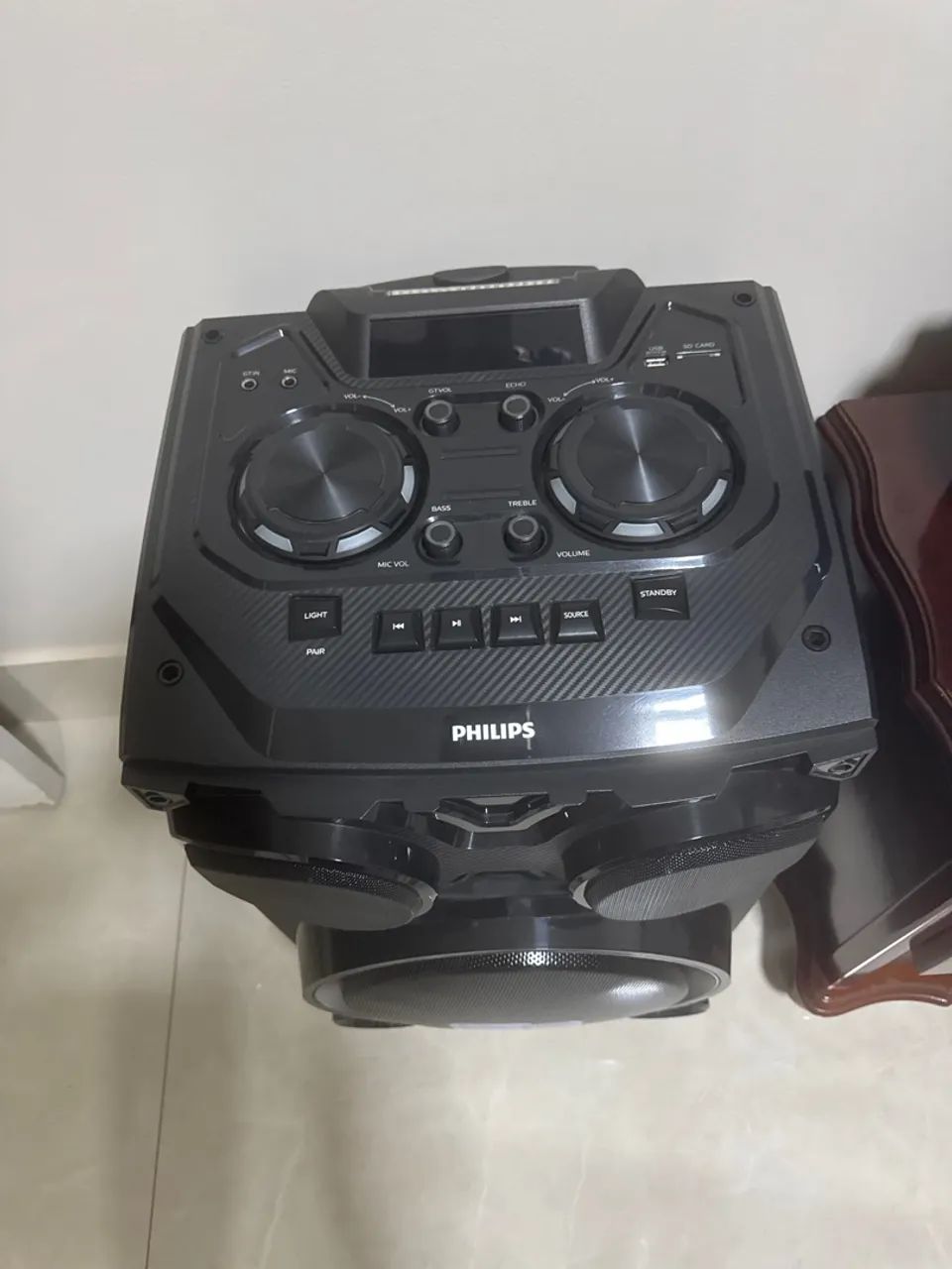 Caixa de som Philips com rodinhas - Foto 2