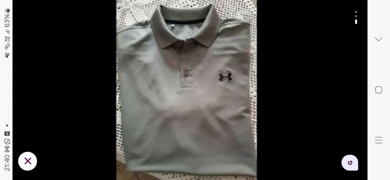 Camisa Polo Azul Escuro - Foto 3