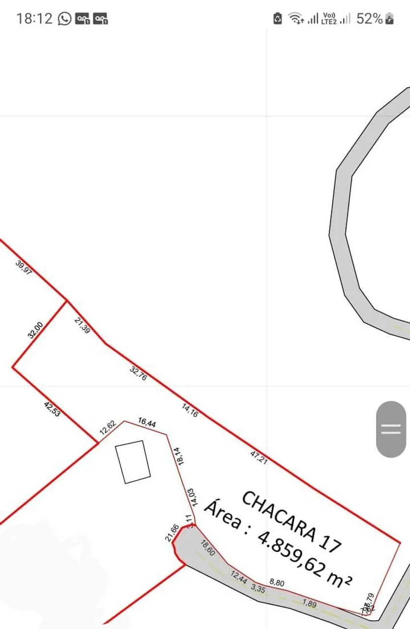 Terreno para chacara em área fechada exclusiva de alto padrão