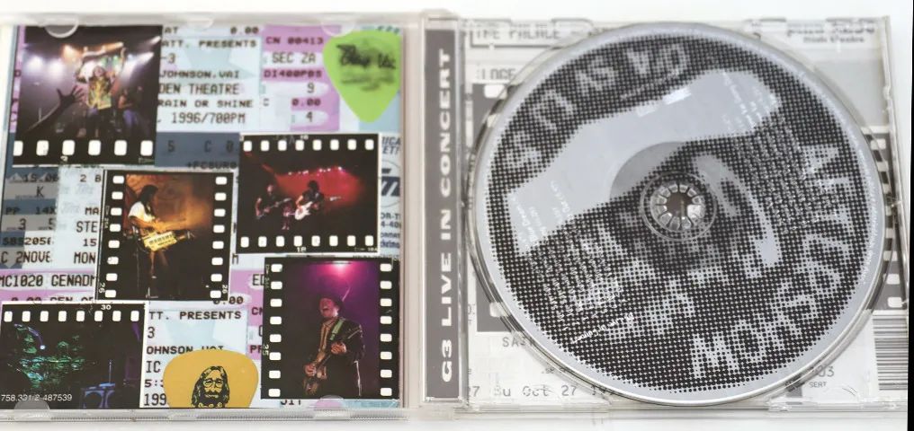 CD G3 Live in Concert - Satriani, Vai e Johnson - Foto 3