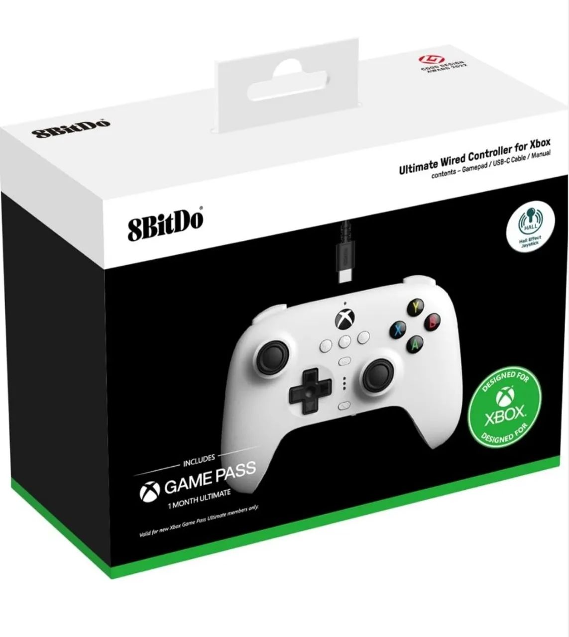 Controle 8bitdo ultimate Wired para Xbox one, séries X/S e PC ( versão com hall efect) - Foto 5