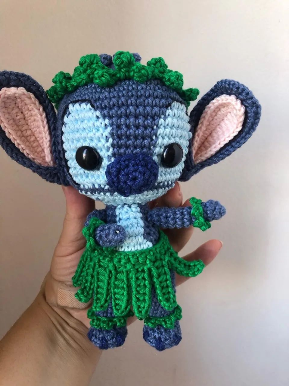 Bonecos Lilo & Stitch de Crochê - Foto 5