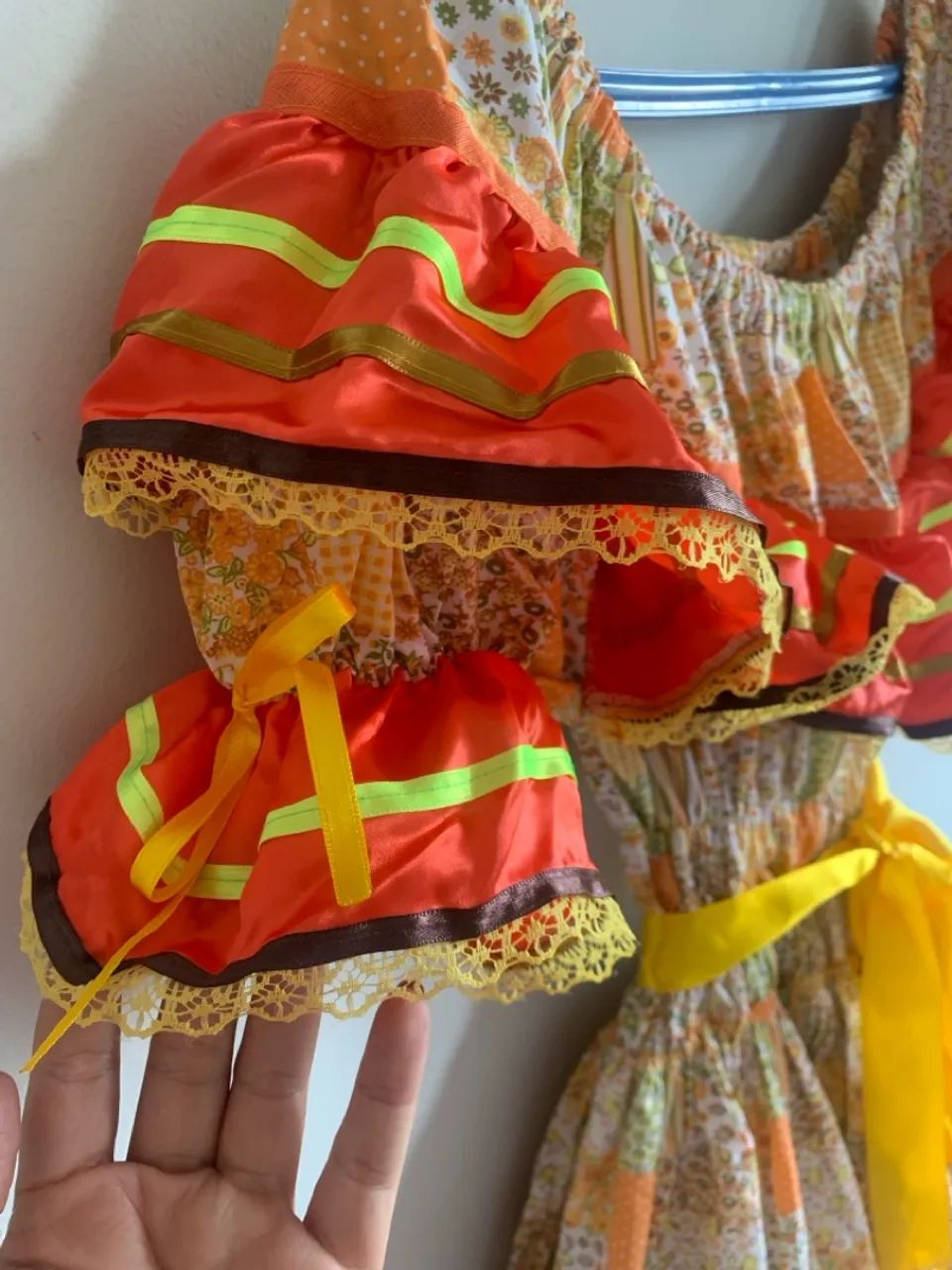 Vestido festa junina / caipira adulto TAM G - Foto 3