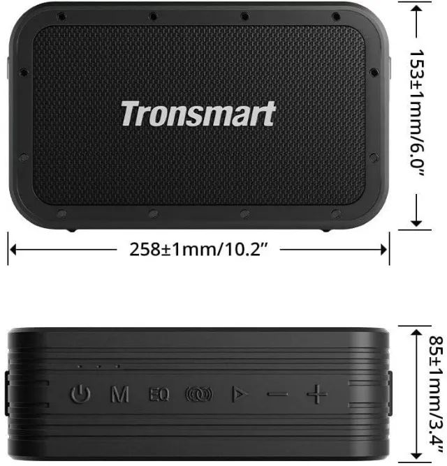 Caixa de Som Tronsmart Force Max 80W NOVO - Foto 5