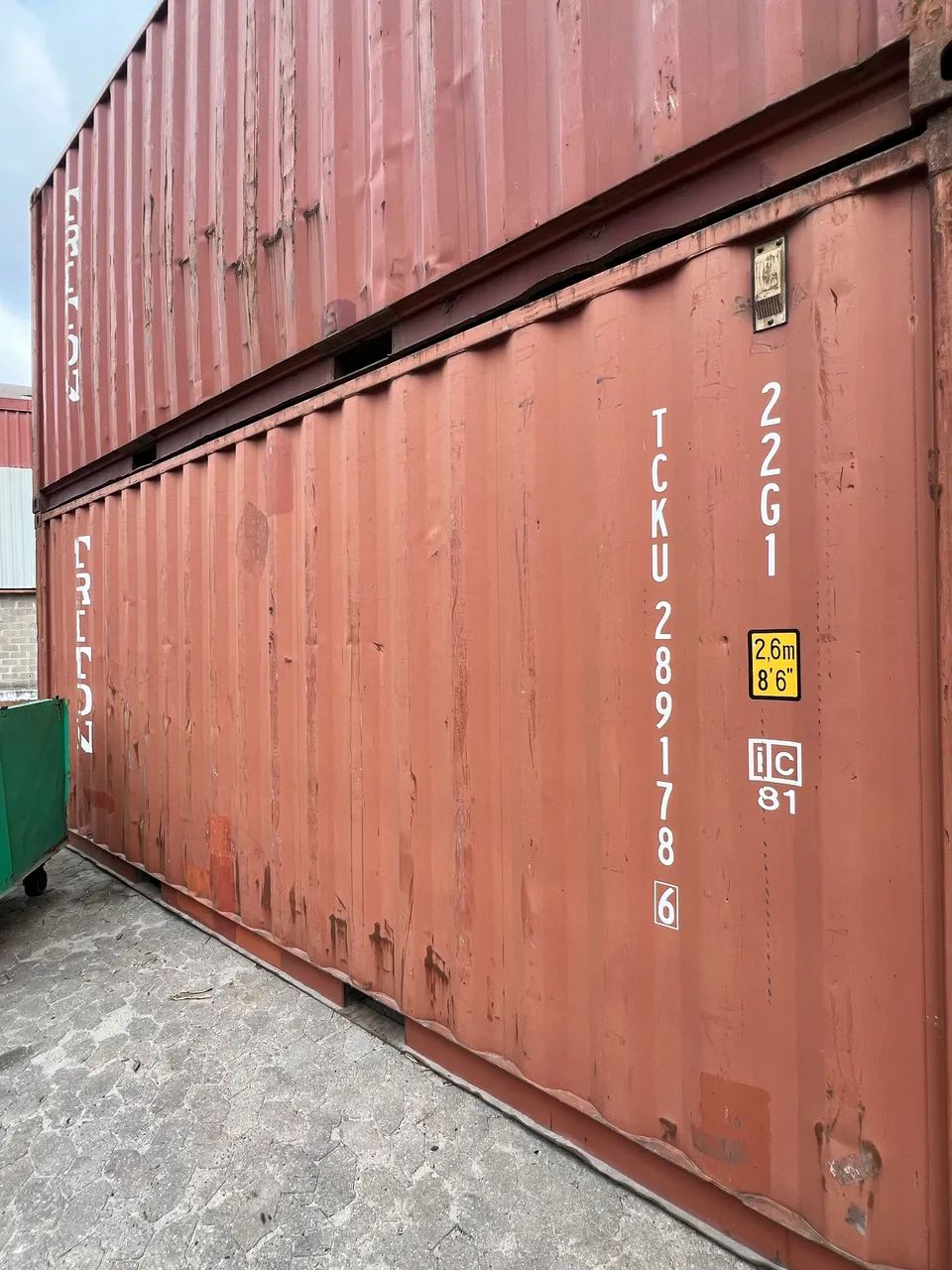 Container de 20 pés dry, usado - Foto 4