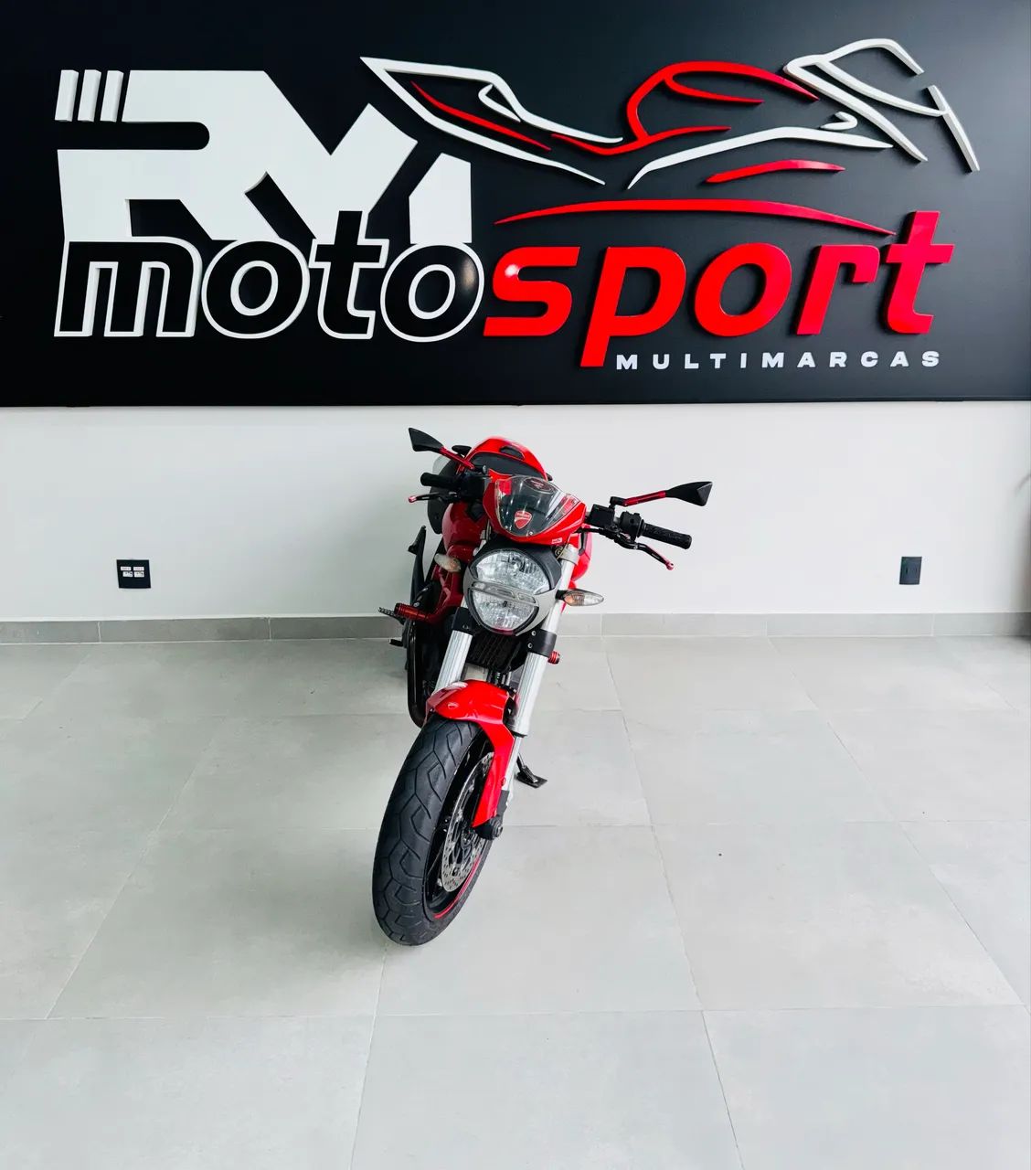 Motor Rusi Ducati Monster Lightech 'Race' Titular De La Matrícula