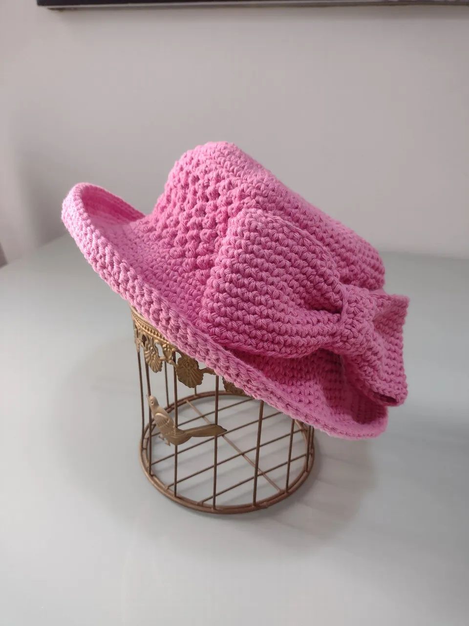 Chapéu em crochê 