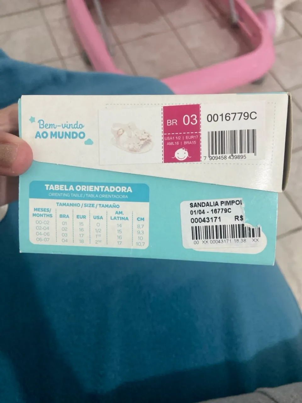 Sandália infantil pimpolho num 03 menina  - Foto 3
