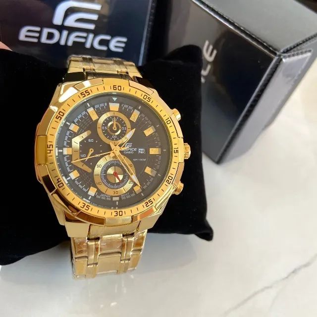Relógio Casio Edifice série ouro - Foto 5