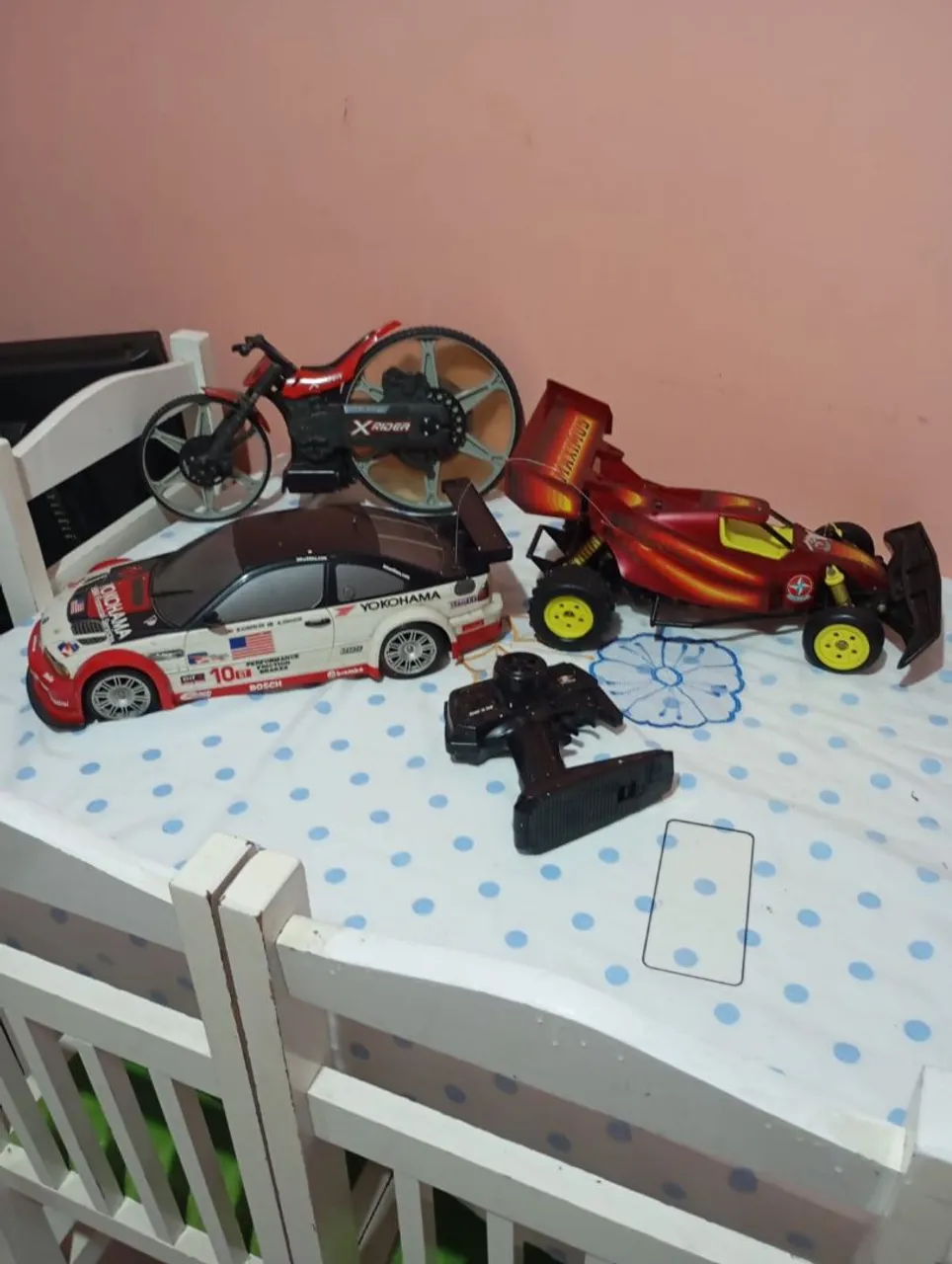 Coleção de Carrinhos.. maximus e Moto X-Rider