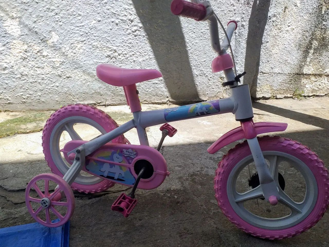 Bicicleta Infantil Rosa - Unicórnio - Foto 2