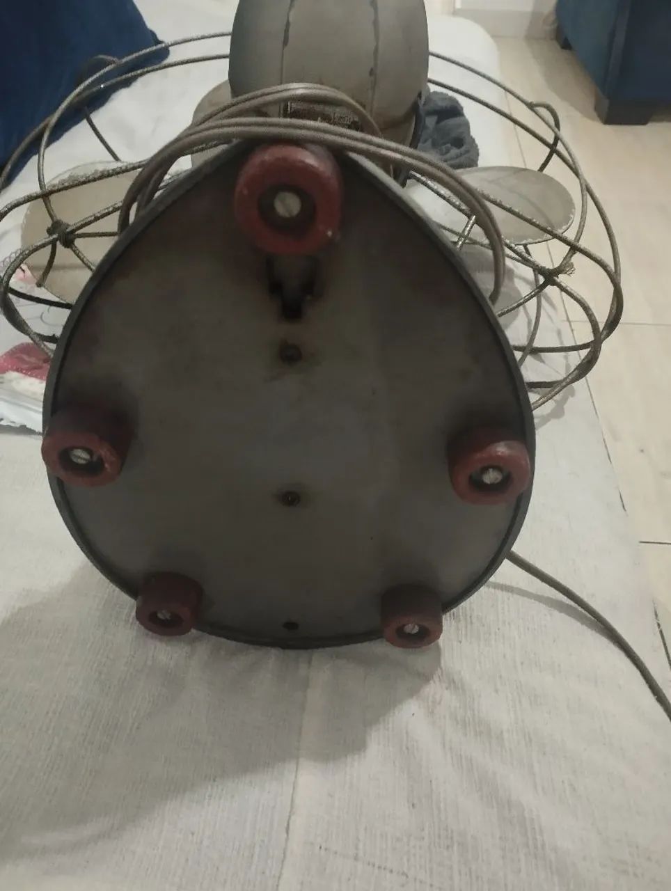 Ventilador Eletromar anos 50, todo em metal. - Foto 4