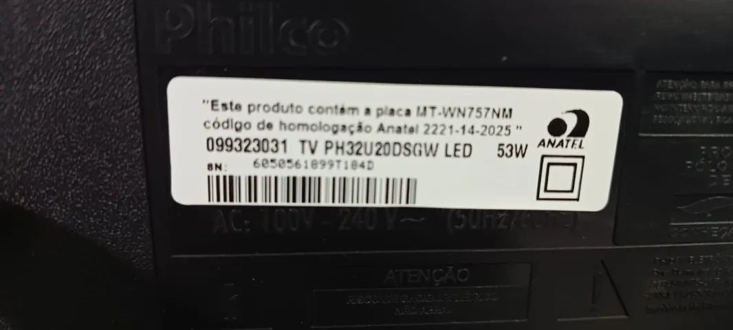 TV PHILCO 32 POLEGADAS - Foto 2