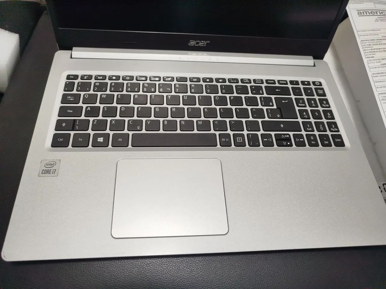 Notebook Acer aspire 5 / i7 SSD 512, 8GB 16 polegadas  - Foto 2