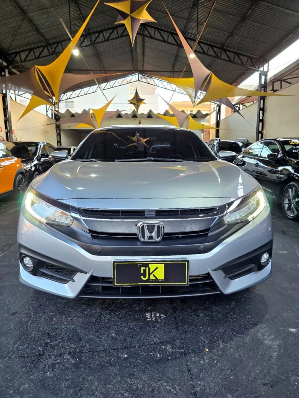 HONDA CIVIC 1.5 16V TURBO GASOLINA TOURING 4P CVT PRATA 2017 - Foto 2