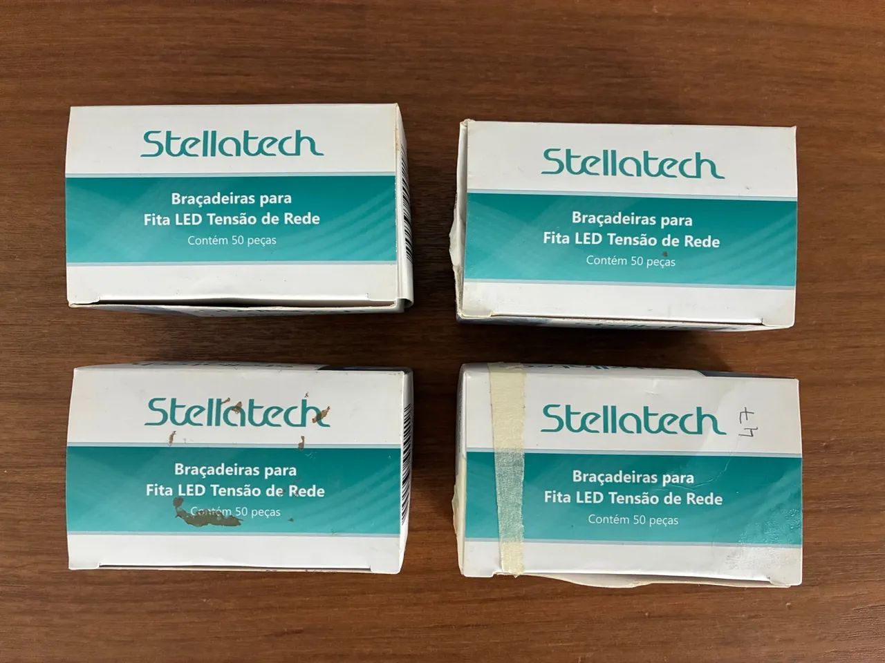 Braçadeiras para Fita LED Tensão de Rede - 197 peças