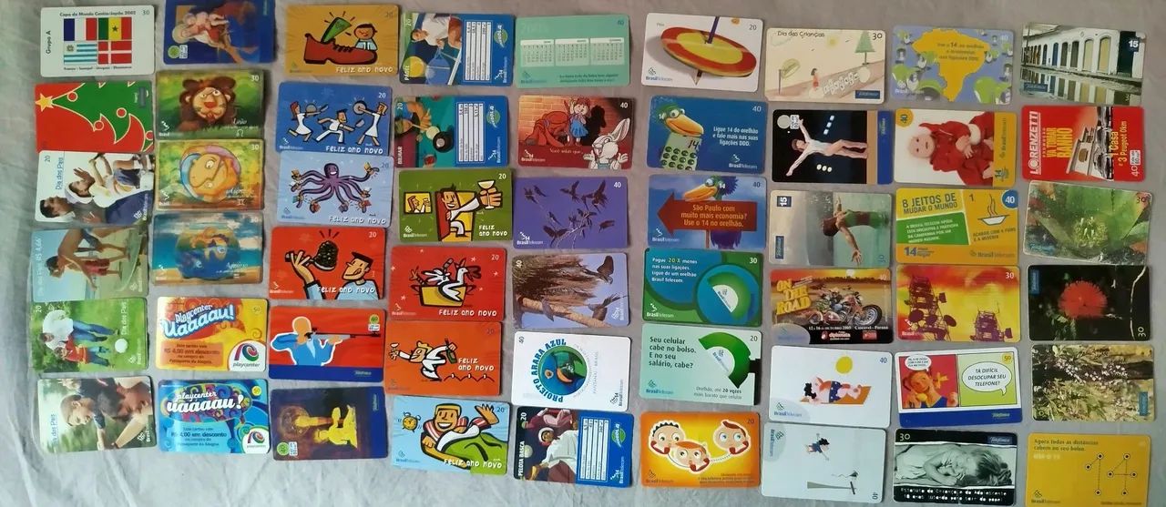 500 Cartões telefônicos antigos - Foto 5