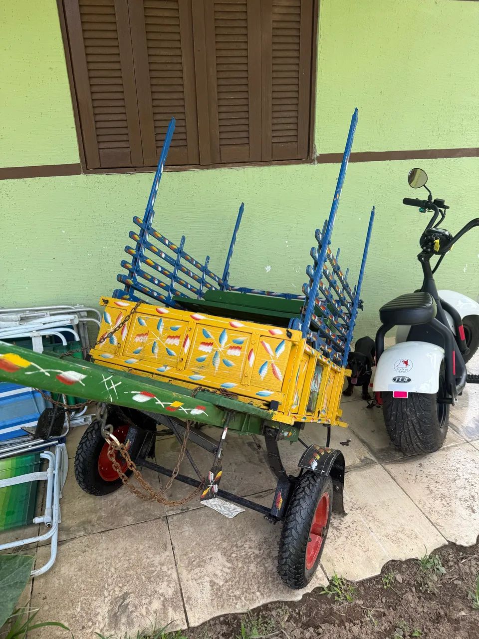 Charrete e carrocinha para pônei  - Foto 2