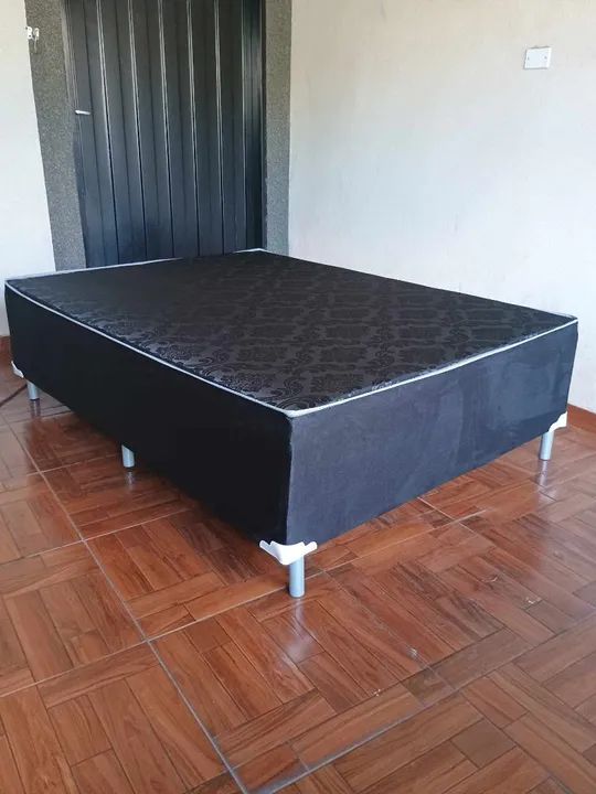 CAMA CONJUGADA E BASE BOX DE FÁBRICA  - Foto 4
