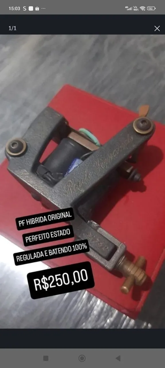 Máquina de tatuagem PF Híbrida Original