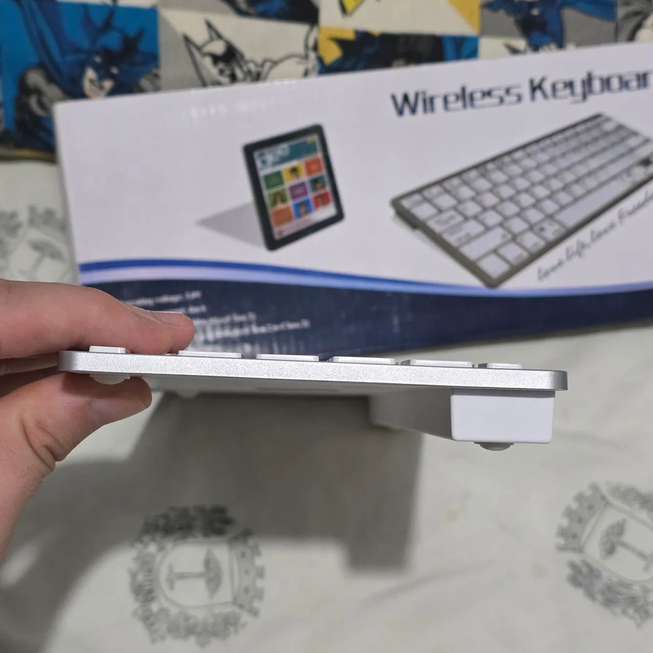 Teclado Sem Fio - Bluetooth - Compatível com Windows, Android e iOS - Foto 5