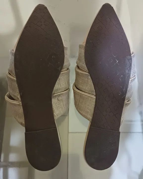 Mule feminina rose com laço usada. - Foto 3