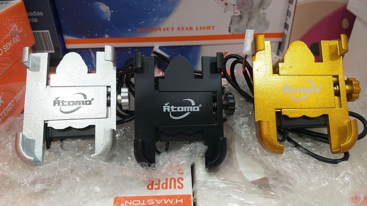 Suporte com carregador para Celular Atomo - Foto 6