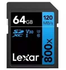 Cartão Memória Lexar Sd Xc 64gb High-performance64292070302722120