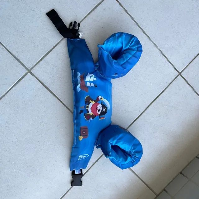 Boia Colete Infantil Salva-vidas Braço 25kg pirata