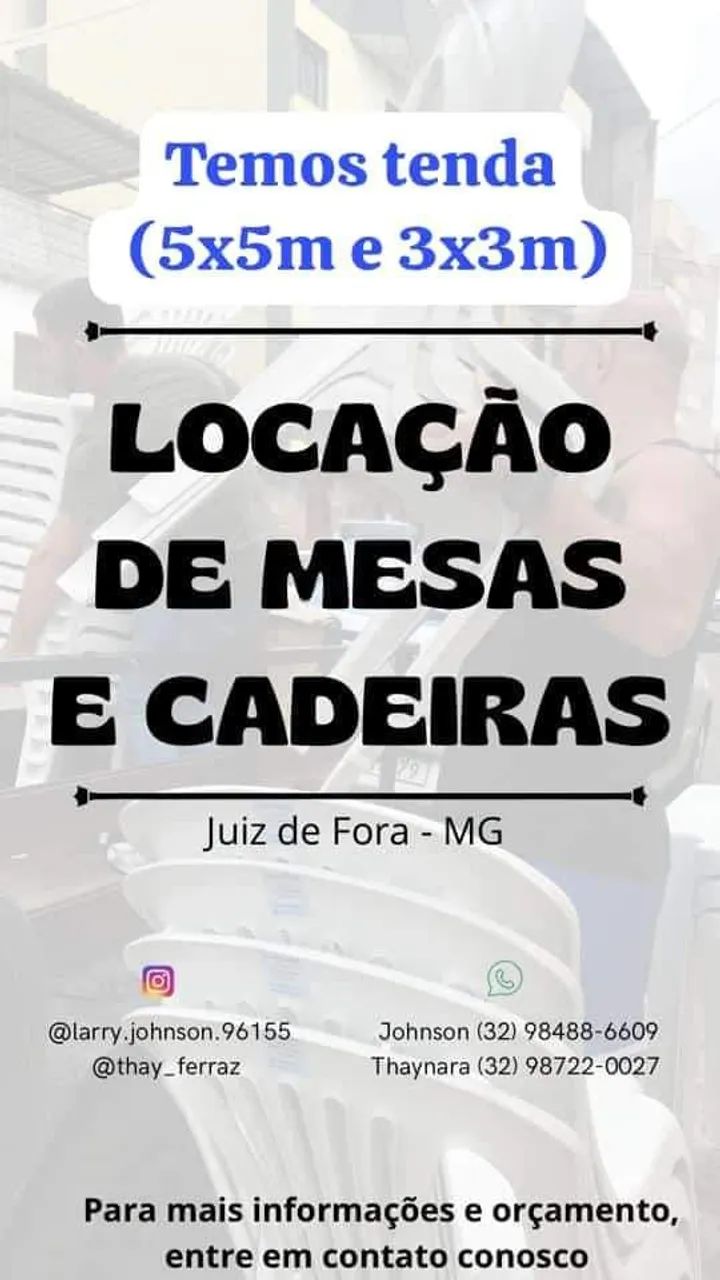 Aluguel de mesas e cadeiras para festas 15 reais - Foto 4