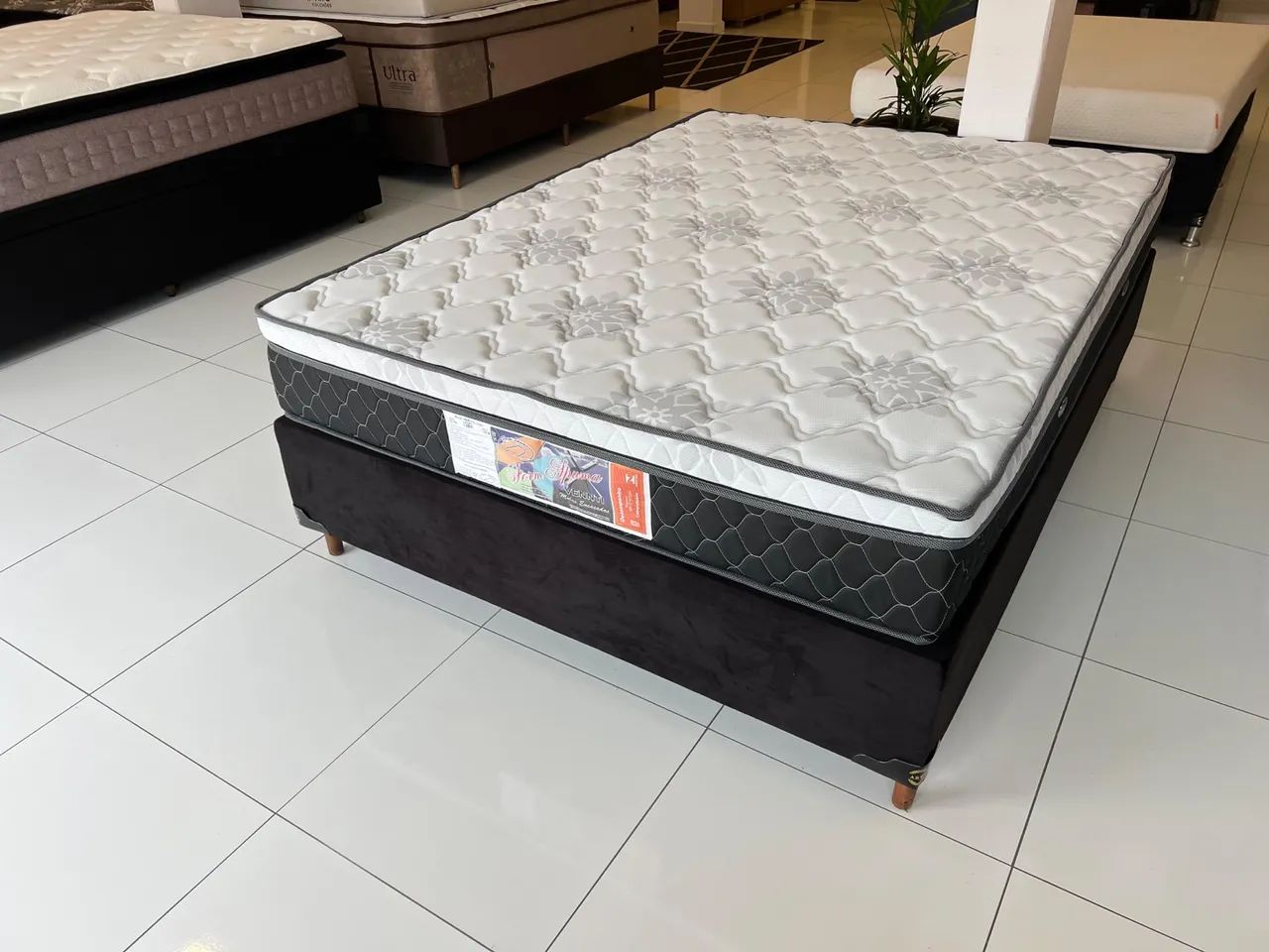 Colchão de Casal NOVO COM BASE - ENTREGA GRÁTIS! - Foto 3