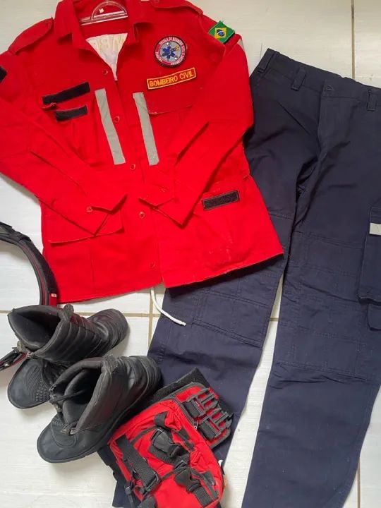 Uniforme Bombeiro Civil - Tamanho G - Foto 3