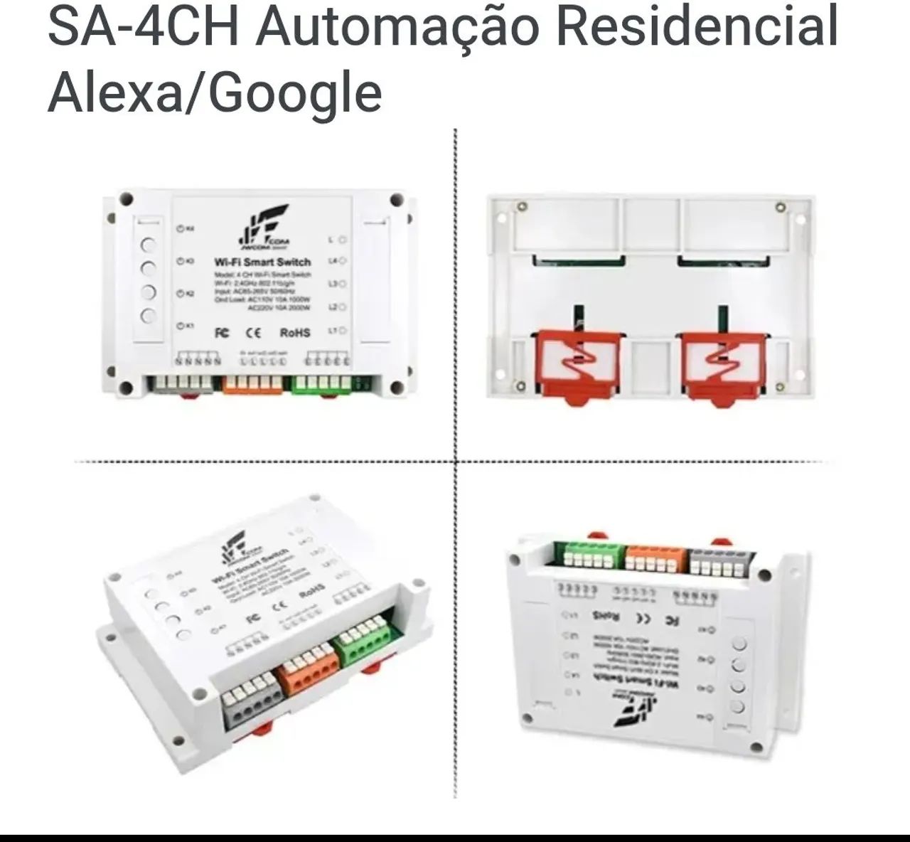 Interruptor JWCOM wifi 4 CH Pro igual Sonoff Rev 2 - Foto 2
