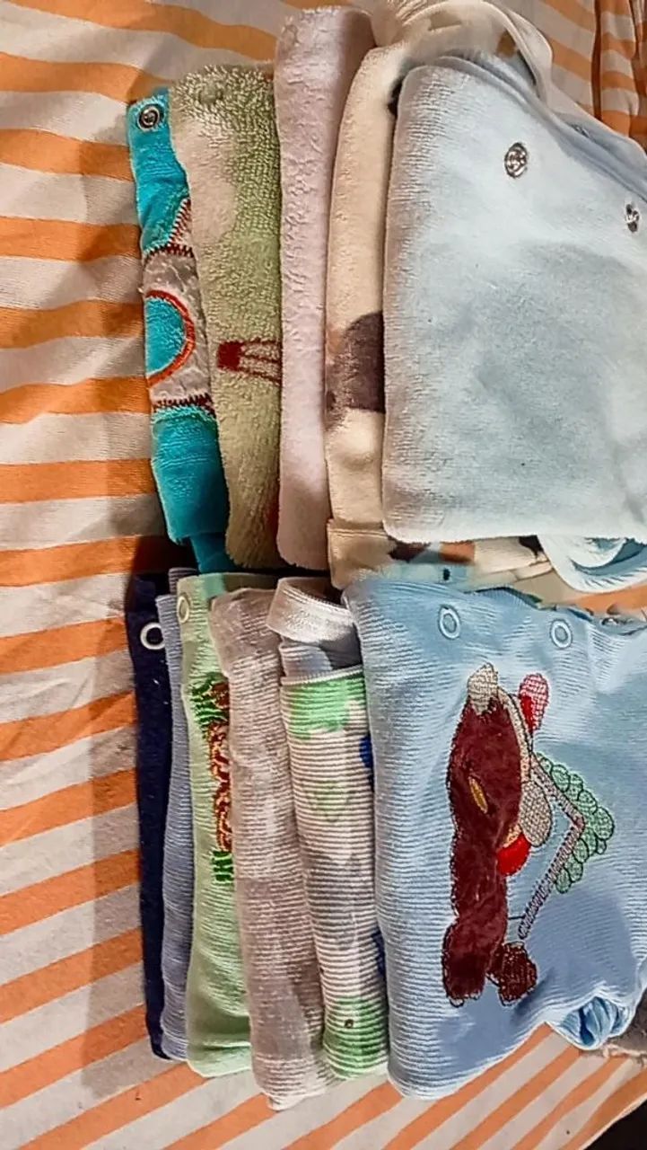 Lote de roupa de bebê (menino) RN à 3 meses - Foto 4