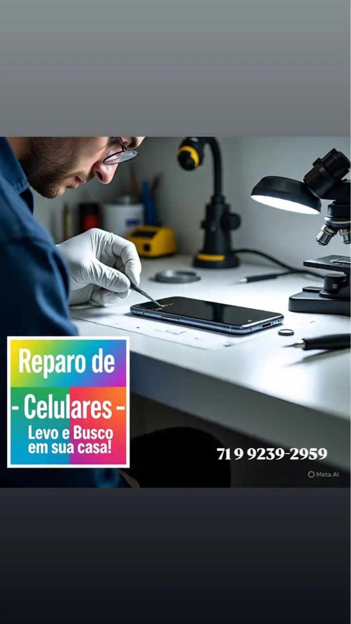 Conserto Celulares (levo e busco em sua casa)