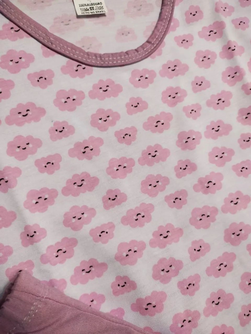 Pijama Infantil Menina Tamanho 4 em Malha 100% Algodão Shorts e Camiseta Promoção - Foto 2