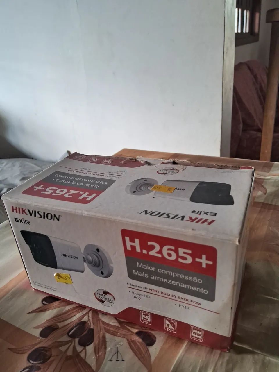 Câmera IP Mini Bullet Exir H.265+ - Alta Qualidade - Foto 2