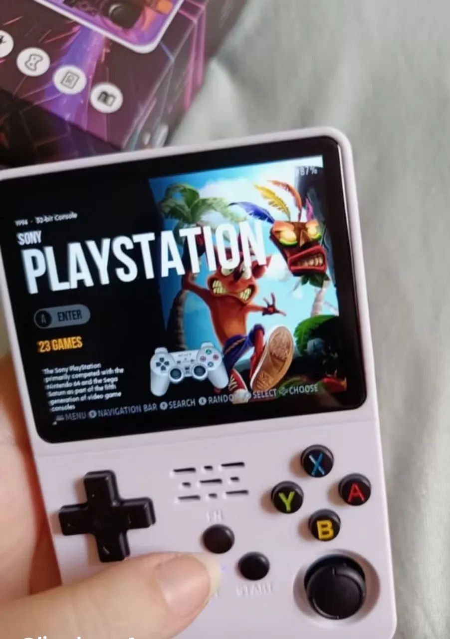 Vídeo game portátil retrô 